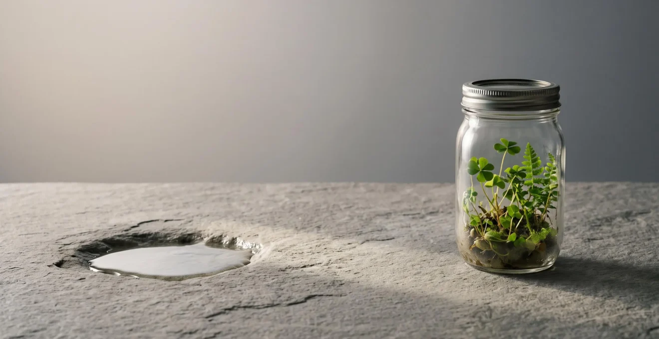 Illustration symbolique d'une épargne partagée entre disponibilité immédiate et croissance bloquée sur le long terme