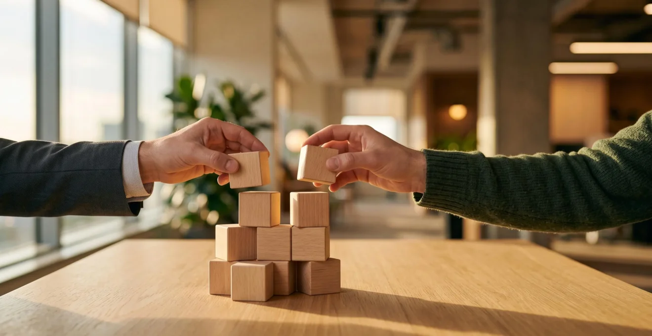 Illustration symbolique d'une épargne retraite construite automatiquement grâce aux versements réguliers de l'employeur