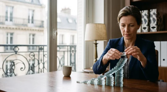 Représentation symbolique de l'accumulation et de l'optimisation des points de retraite complémentaire Agirc-Arrco